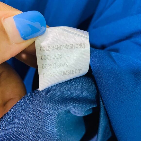 Urban Outfitters Kiss The Sky Women's Blue V-Neck Long Sleeve Romper Size XS - Picture 9 of 9